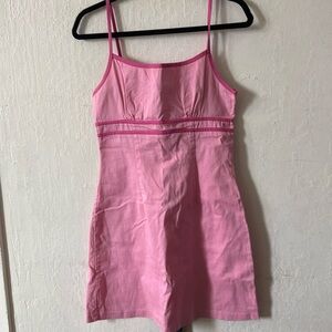 Y2K Vintage Barbie Bubblegum Pink Mini Dress